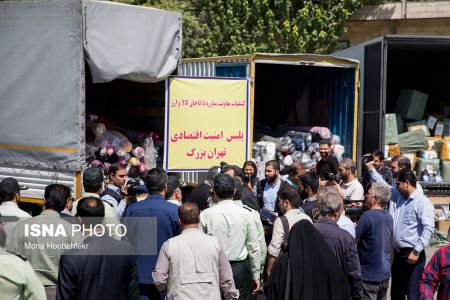 اخبار,اخبارحوادث,کشف کامیون‌های میلیاردی کالای قاچاق در تهران