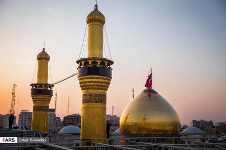 اخبار,عکس خبری,تعویض پرچم حرم امام حسین (ع) 