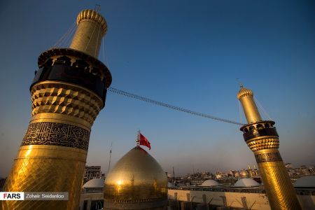 اخبار,عکس خبری,تعویض پرچم حرم امام حسین (ع) 