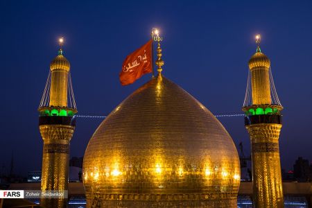 اخبار,عکس خبری,تعویض پرچم حرم امام حسین (ع) 