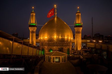 اخبار,عکس خبری,تعویض پرچم حرم امام حسین (ع) 