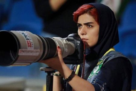 اخبار,اخبار ورزشی,عکاسان زن در ورزشگاه فوتبال اخبار,اخبار ورزشی,عکاسان زن در ورزشگاه فوتبال