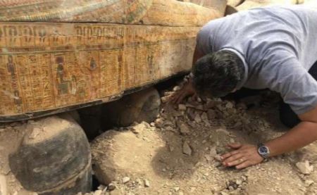 اخبار,اخبار گوناگون,تابوت چوبی باستانی در مصر اخبار,اخبار گوناگون,تابوت چوبی باستانی در مصر