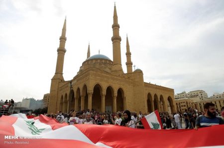 عکس خبری,اعتراضات در لبنان