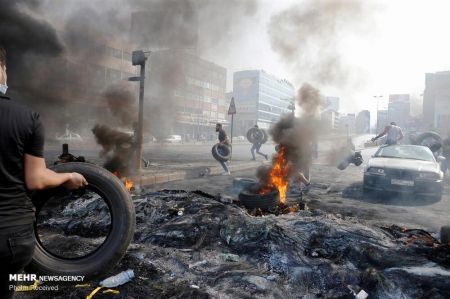عکس خبری,اعتراضات در لبنان عکس خبری,اعتراضات در لبنان