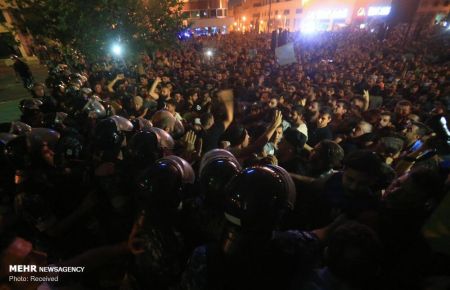 عکس خبری,اعتراضات در لبنان عکس خبری,اعتراضات در لبنان