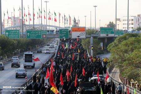 عکس خبری,راهپیمایی جاماندگان اربعین در تهران