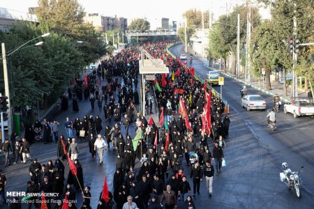 عکس خبری,راهپیمایی جاماندگان اربعین در تهران