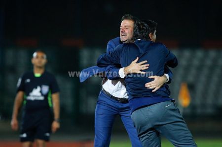 اخبار,اخبار ورزشی,خوشحالی آندره آ استراماچونی و بهزاد غلامپور اخبار,اخبار ورزشی,خوشحالی آندره آ استراماچونی و بهزاد غلامپور