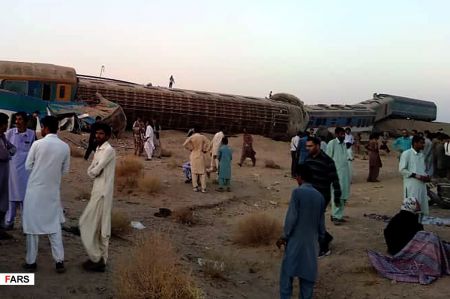 عکس خبری,خروج قطار زاهدان - تهران از ریل عکس خبری,خروج قطار زاهدان - تهران از ریل