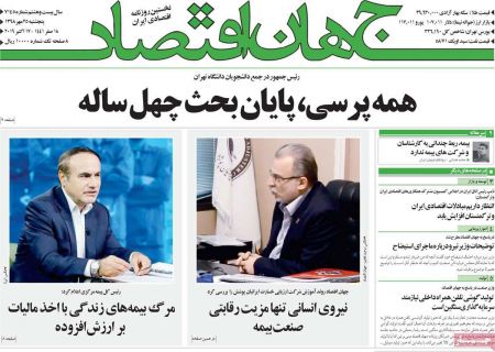  عناوین روزنامه ها 