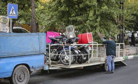 اخبار,عکس خبری, برخورد با موتوسواران متخلف در تهران