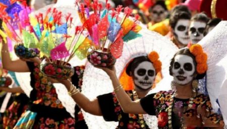 اخبار,اخبارگوناگون, برگزاری جشنواره رنگارنگ مردگان در مکزیک