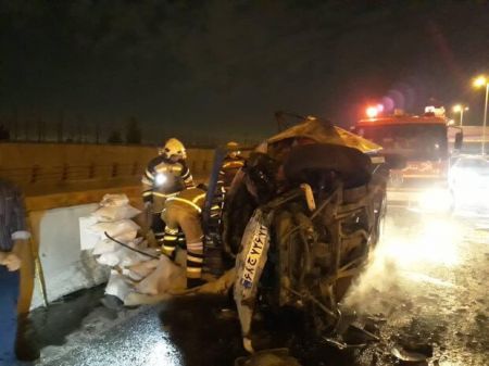 اخبار,اخبار حوادث,تصادف در جاده اندیشه