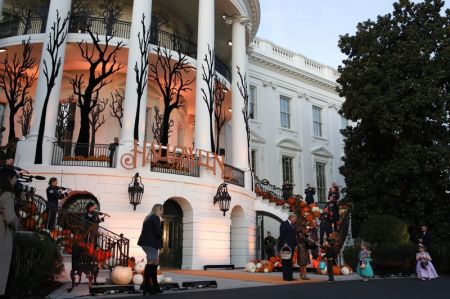 عکس خبری,دونالد و ملانیا ترامپ در جشن هالووین 2019