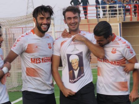 اخبار,اخبار ورزشی,شادی گل مهاجم مس رفسنجان اخبار,اخبار ورزشی,شادی گل مهاجم مس رفسنجان