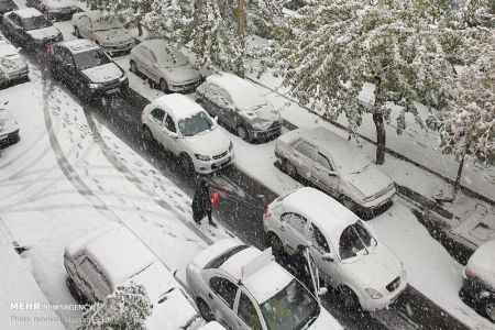  اخبار اجتماعی ,خبرهای اجتماعی,برف و ترافیک تهران