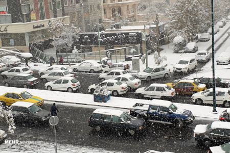  اخبار اجتماعی ,خبرهای اجتماعی,برف و ترافیک تهران