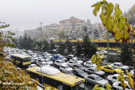  اخبار اجتماعی ,خبرهای اجتماعی,برف و ترافیک تهران