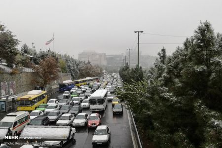  اخبار اجتماعی ,خبرهای اجتماعی,برف و ترافیک تهران