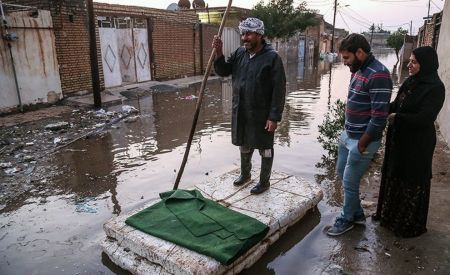 اخبار,عکس خبری,آبگرفتگی خانه‌ها در گاومیش آباد