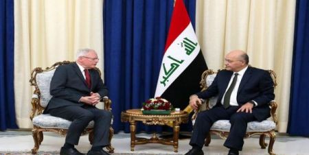 اخبار,اخبار بین الملل,دیدار هیأتی آمریکایی با رئیس جمهور عراق اخبار,اخبار بین الملل,دیدار هیأتی آمریکایی با رئیس جمهور عراق