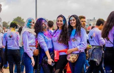 اخبار,اخبار گوناگون,دختران و پسران سوری در جشن رنگ اخبار,اخبار گوناگون,دختران و پسران سوری در جشن رنگ