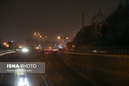 عکس خبری,شب آلوده تهران