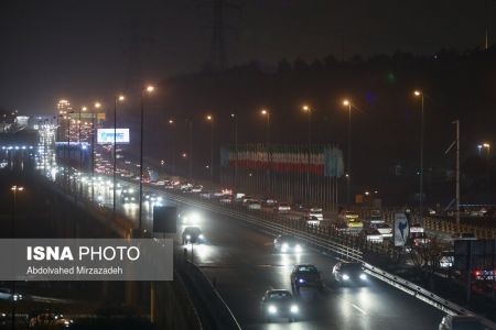 عکس خبری,شب آلوده تهران