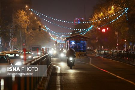 عکس خبری,شب آلوده تهران