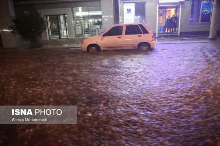 عکس خبری,بارش شدید باران در اهواز