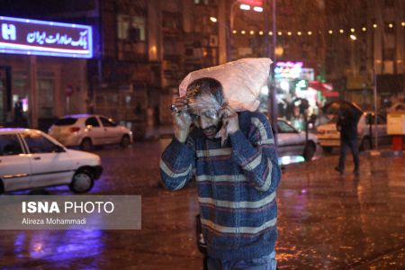 عکس خبری,بارش شدید باران در اهواز