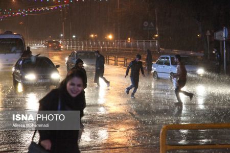 عکس خبری,بارش شدید باران در اهواز