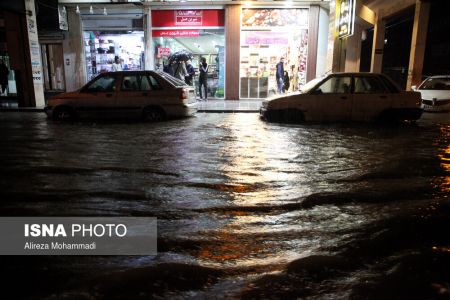 عکس خبری,بارش شدید باران در اهواز