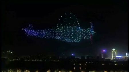 اخبار,اخبار گوناگون,اجرای دیدنی ۸۰۰ پهباد در نمایش هوایی چین اخبار,اخبار گوناگون,اجرای دیدنی ۸۰۰ پهباد در نمایش هوایی چین