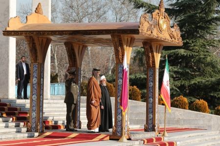 اخبار,عکس خبری,استقبال رسمی رئیس جمهوری از امیر قطر