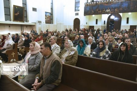 اخبار,اخبارگوناگون, مراسم آغاز سال نو میلادی در کلیسای سرکیس مقدس تهران