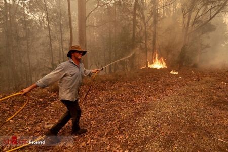  اخبار حوادث,خبرهای حوادث , آتش سوزی در استرالیا
