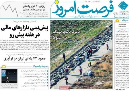  عناوین روزنامه ها 