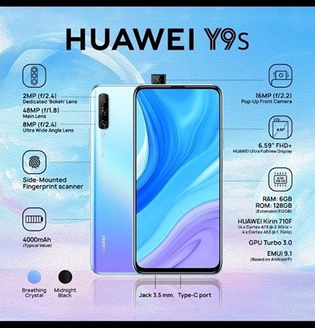 گوشی Huawei Y9s هوآوی Y9s, گوشی Huawei Y9s,گوشی هوآوی