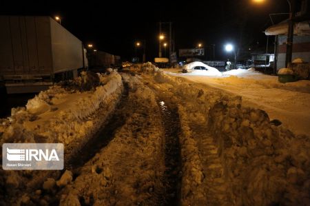 اخبار,عکس خبری,ترافیک سنگین در جاده‌های برفی گیلان