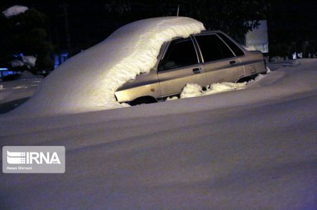 اخبار,عکس خبری,ترافیک سنگین در جاده‌های برفی گیلان