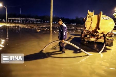 اخبار,عکس خبری,آب‌گرفتگی و سرریز فاضلاب در خوزستان