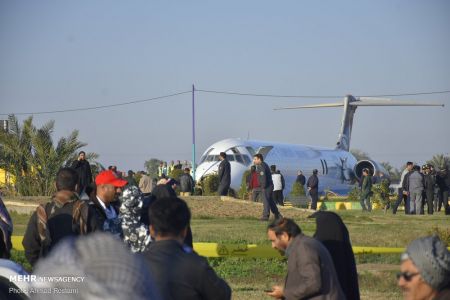 اخبار,اخبار حوادث,خروج هواپیمای مسافری تهران – ماهشهر از باند فرودگاه