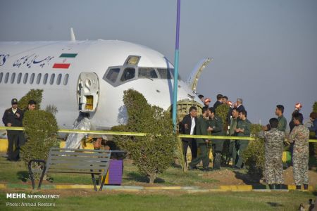 اخبار,اخبار حوادث,خروج هواپیمای مسافری تهران – ماهشهر از باند فرودگاه