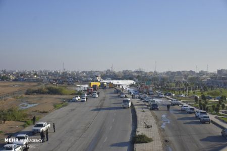 اخبار,اخبار حوادث,خروج هواپیمای مسافری تهران – ماهشهر از باند فرودگاه اخبار,اخبار حوادث,خروج هواپیمای مسافری تهران – ماهشهر از باند فرودگاه