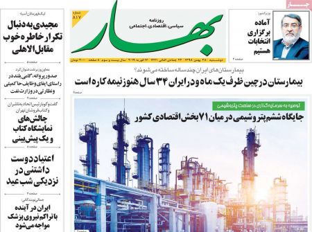  عناوین روزنامه ها 
