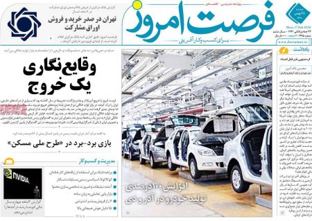  عناوین روزنامه ها 