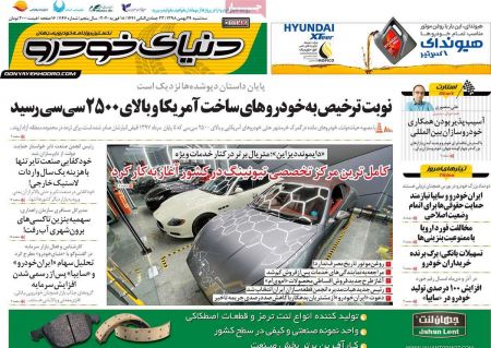 عناوین روزنامه ها 