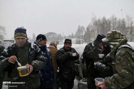 اخبار,عکس خبری,زندگی بی‌خانمان‌های سیبری در سرمای منفی ۳۰ درجه